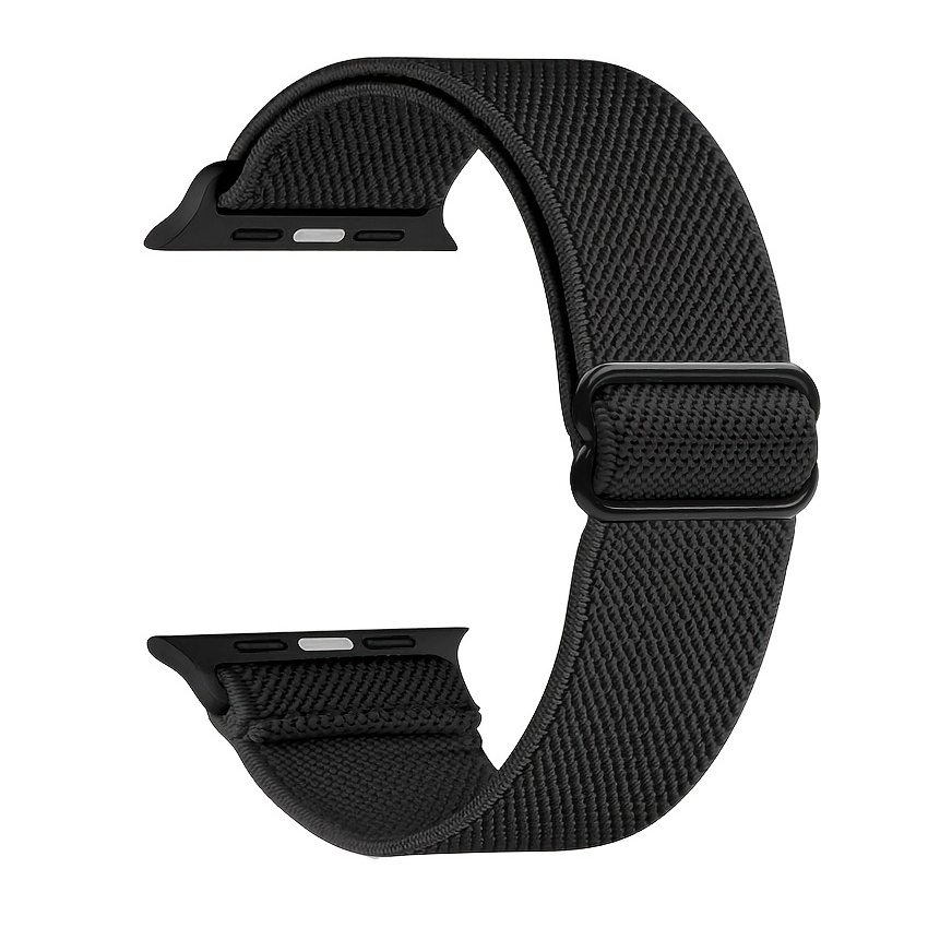 

Stretchy Solo Loop Bands Compatible With Iwatch Ultral Band 38mm 40mm 42mm 44mm 41mm 45mm 49mm For Women Men, Soft Nylon Elastic Braided Strap For Iwatch Se/8/7/6/5/4/3/2/1