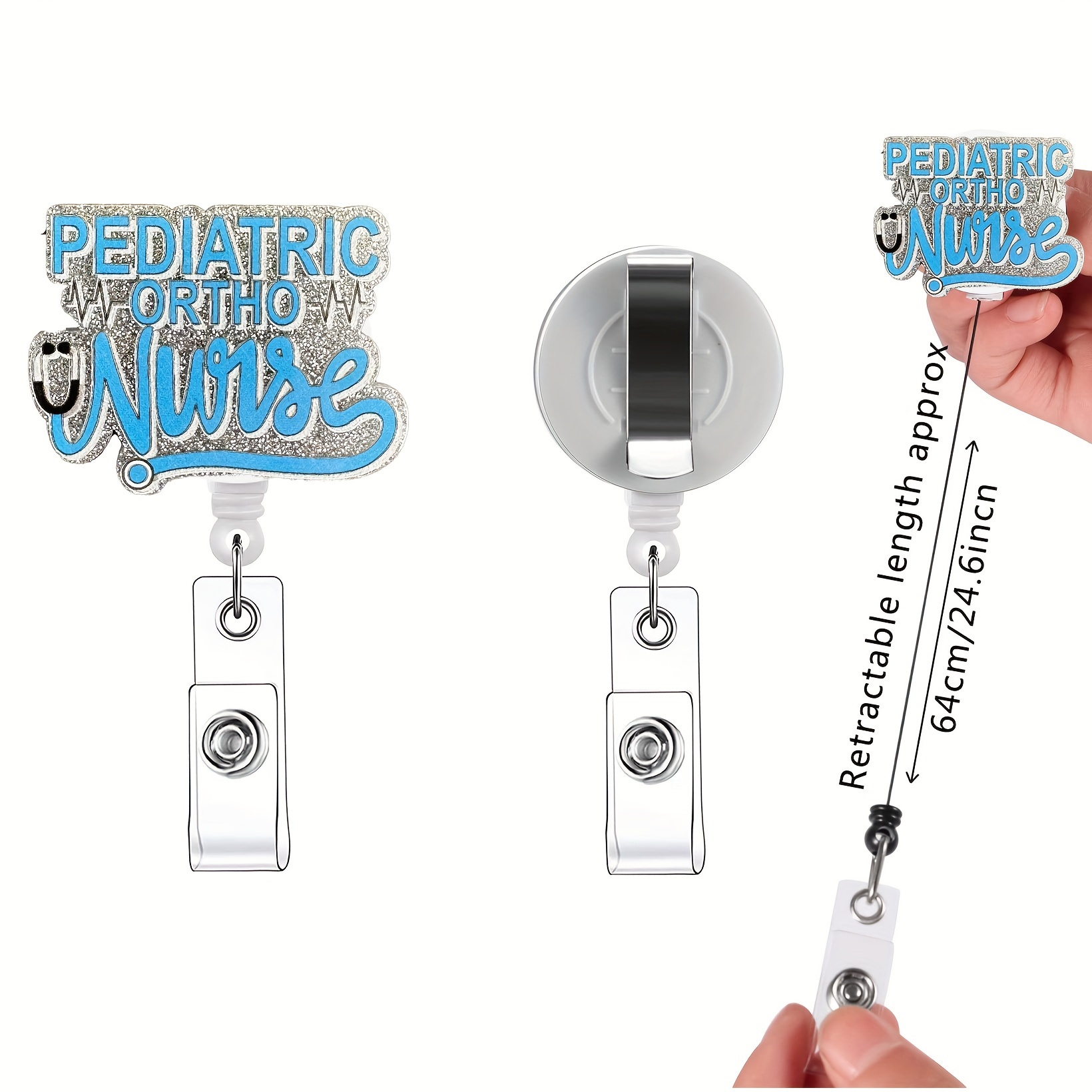 Pediatric Nurse Badge Reel Pediatric Nurse Badge Holder Pediatric