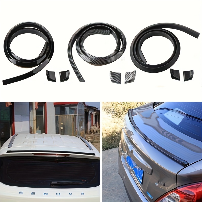 Universal Carbon Fiber Tail Wing Car Decoration Strip - Temu