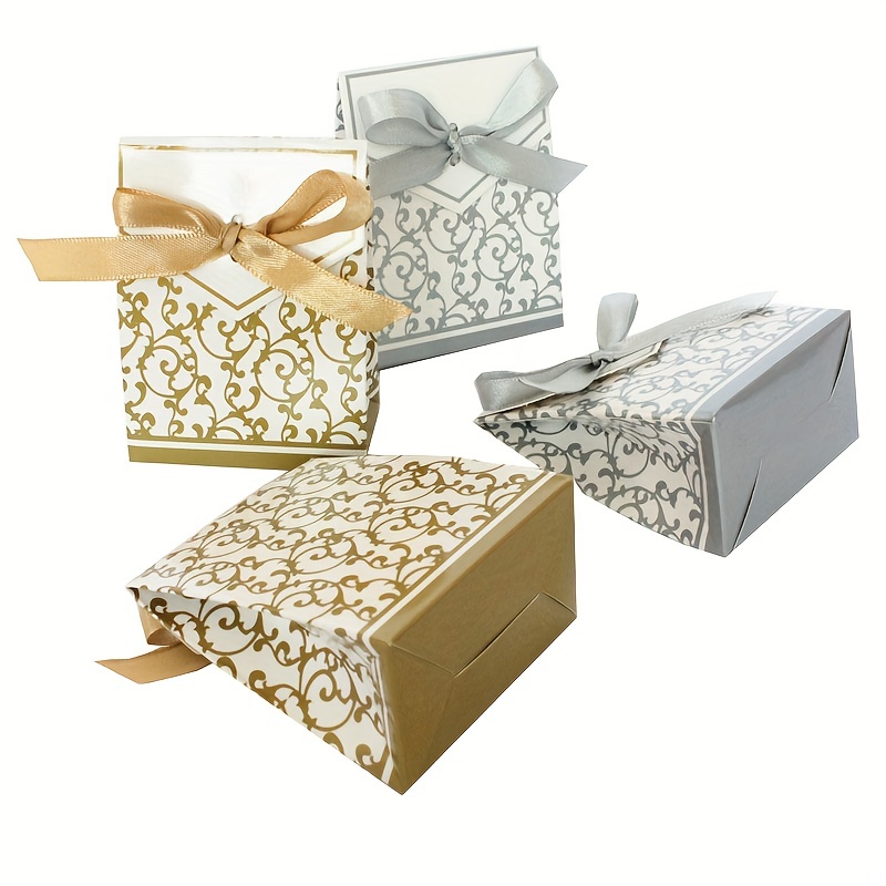 Luxury Golden Candy Box Exquisite Wedding Gift Box For Small - Temu