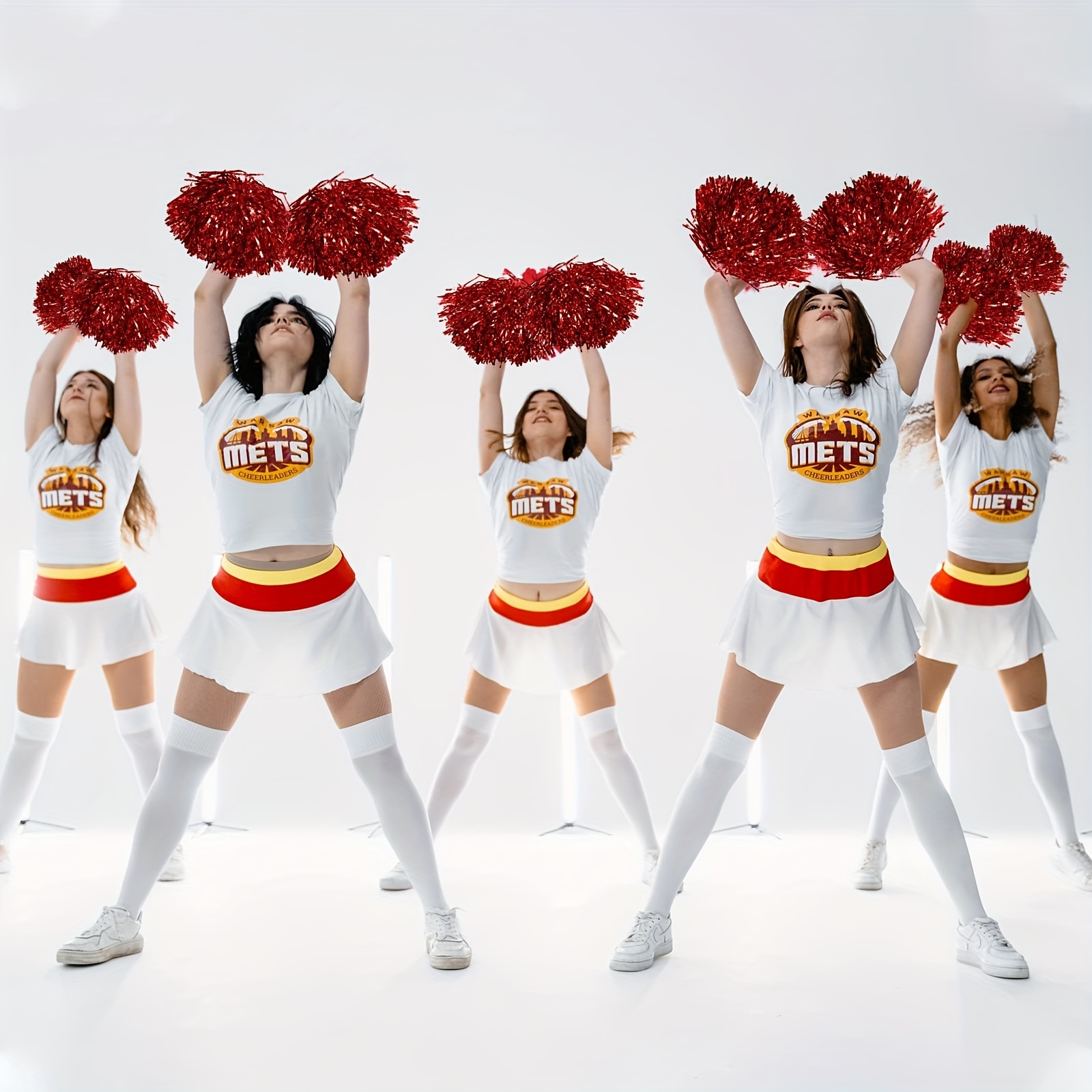 Pompons de pom pom girl 1pc pour cheerleading équipe - Temu Canada
