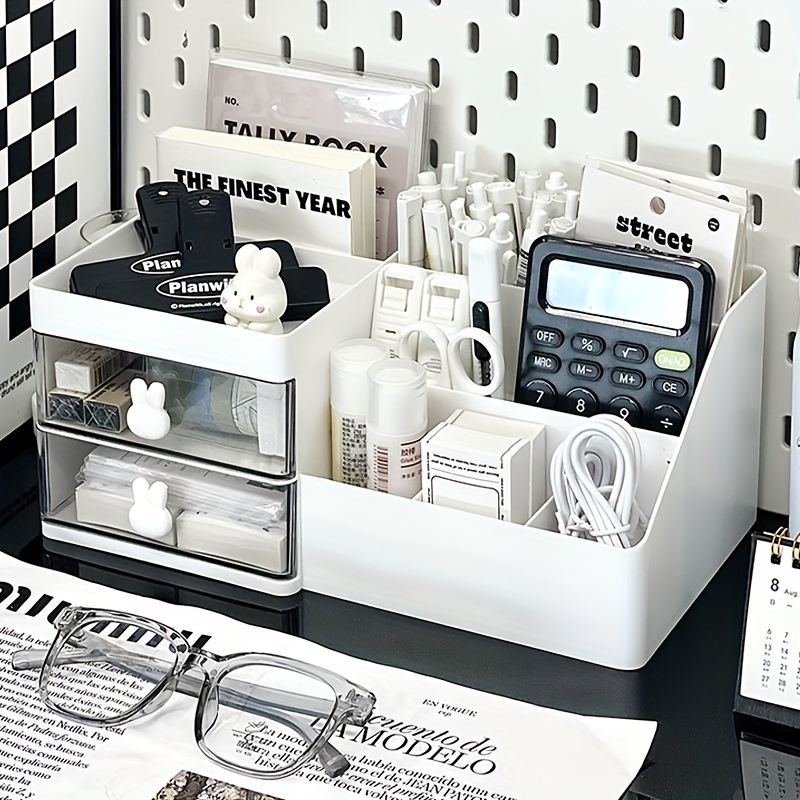 Makeup Organizer Office Desktop Organizer Drawer Desk Top - Temu