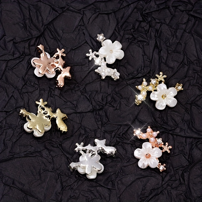 3d Flower Zircon Nail Pendant, Y2k Nail Art Charms, Nail Art Jewelry,  Luxury Easter Mother's Day Gift, Nail Art Diy Crafts, Wedding Prepare  Stuffs - Temu Australia