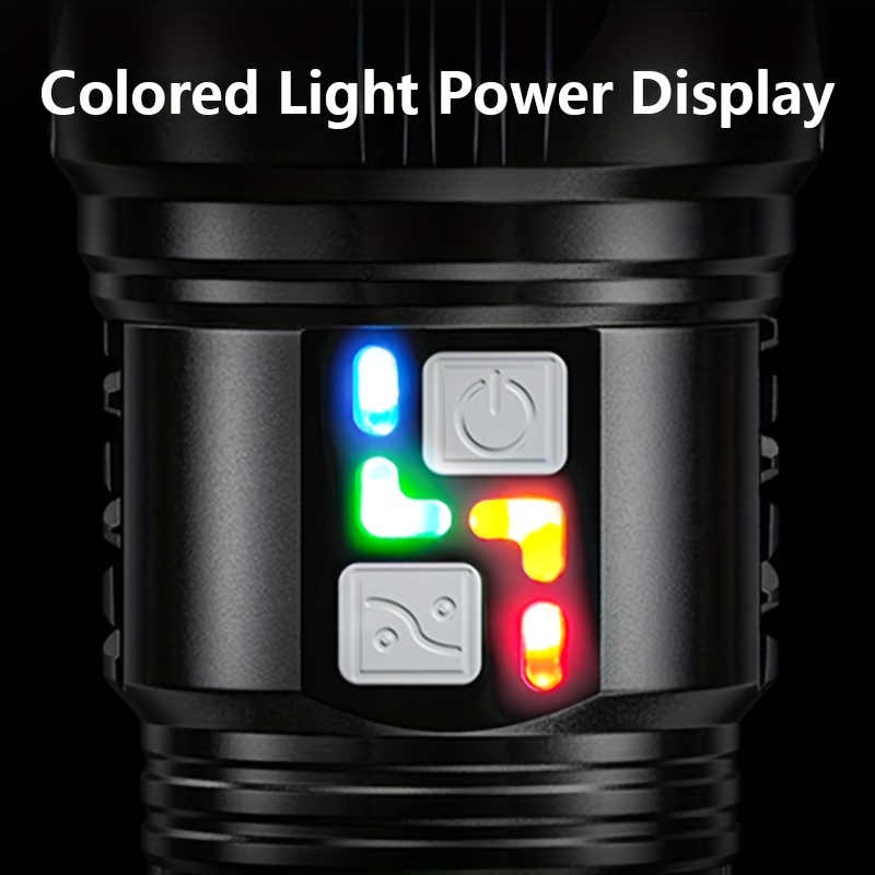 High Power 80W M80 LED Flashlight Super Bright Spotlight Long