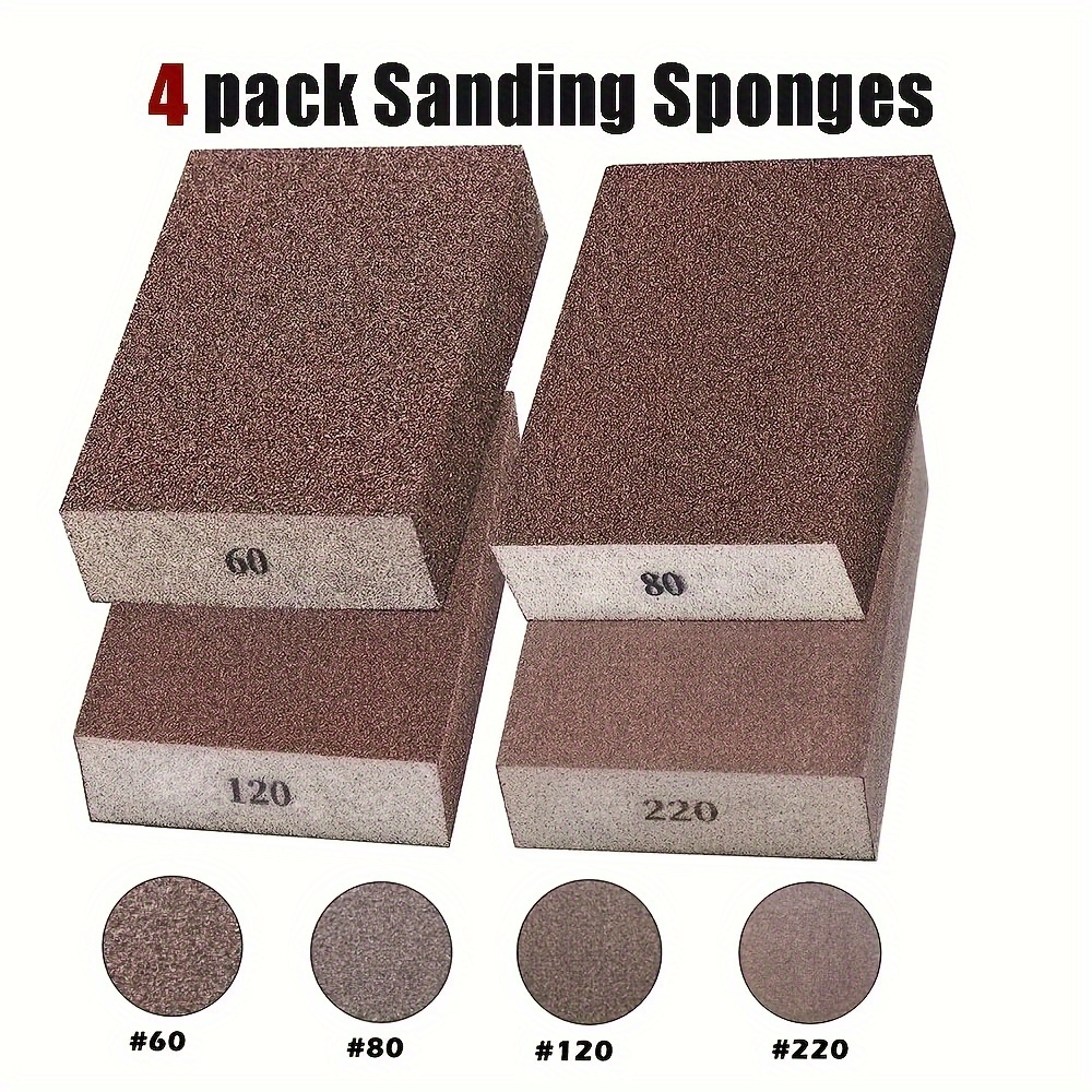 Sanding Sponge Coarse Medium Fine Grit Sanding Block Sander - Temu Canada