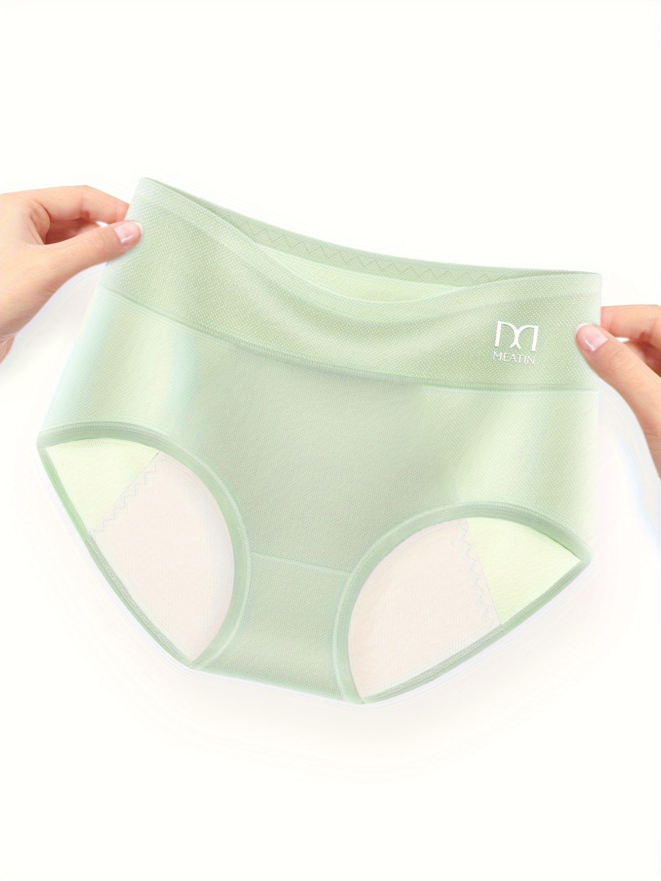 Solid Anti leak Panties Comfy Breathable Full coverage - Temu