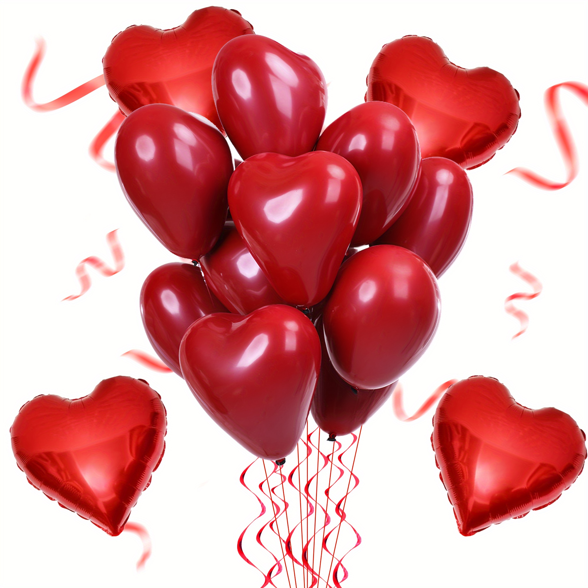 Kit Globos Día San Valentín, Globos Corazón Rosa Pétalos Rosa, Amo, Globos  Aniversario, Día Madre, Boda, Decoraciones Románticas, Noche Especial -  Juguetes - Temu Chile