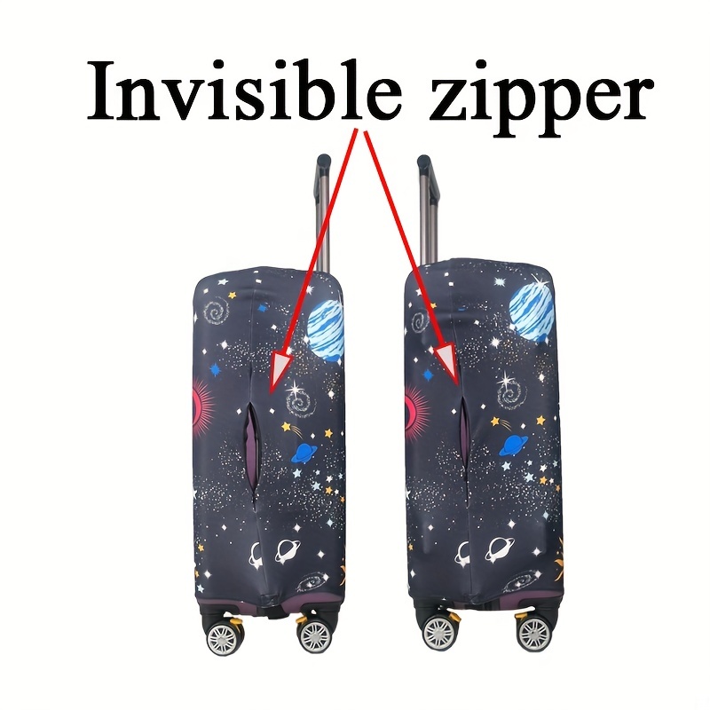 Space Pattern Luggage Case Cover Elastic Protector Travel