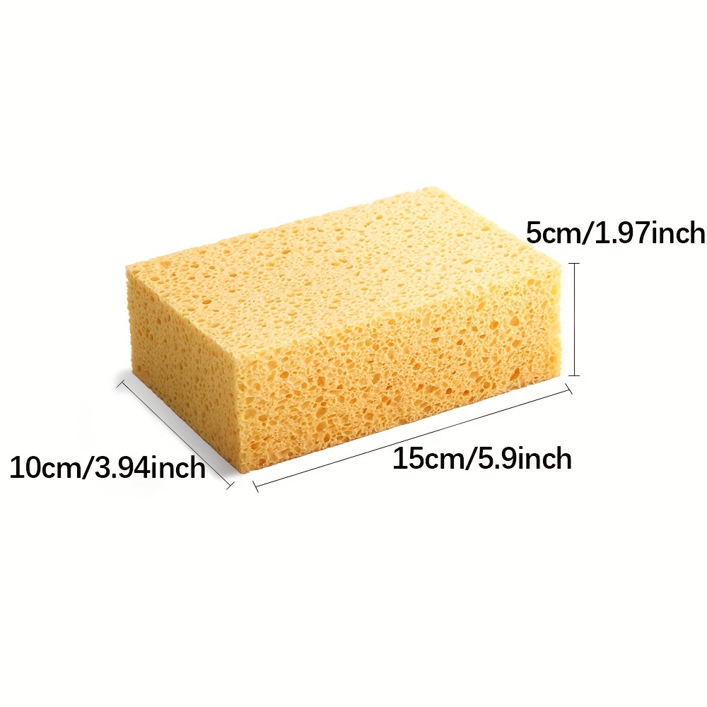 Large Wood Pulp Steamer Sponge Strong Absorbent And - Temu