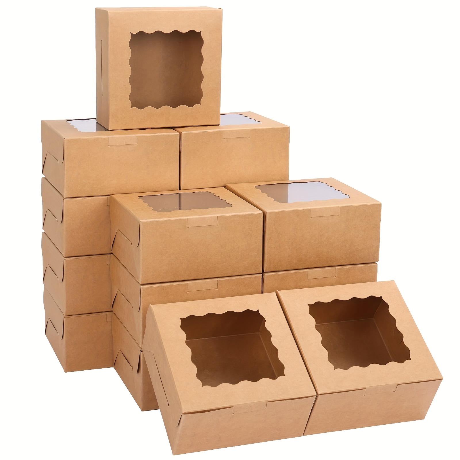Bakery Boxes Window Cookie Boxes Small Treat Boxes - Temu