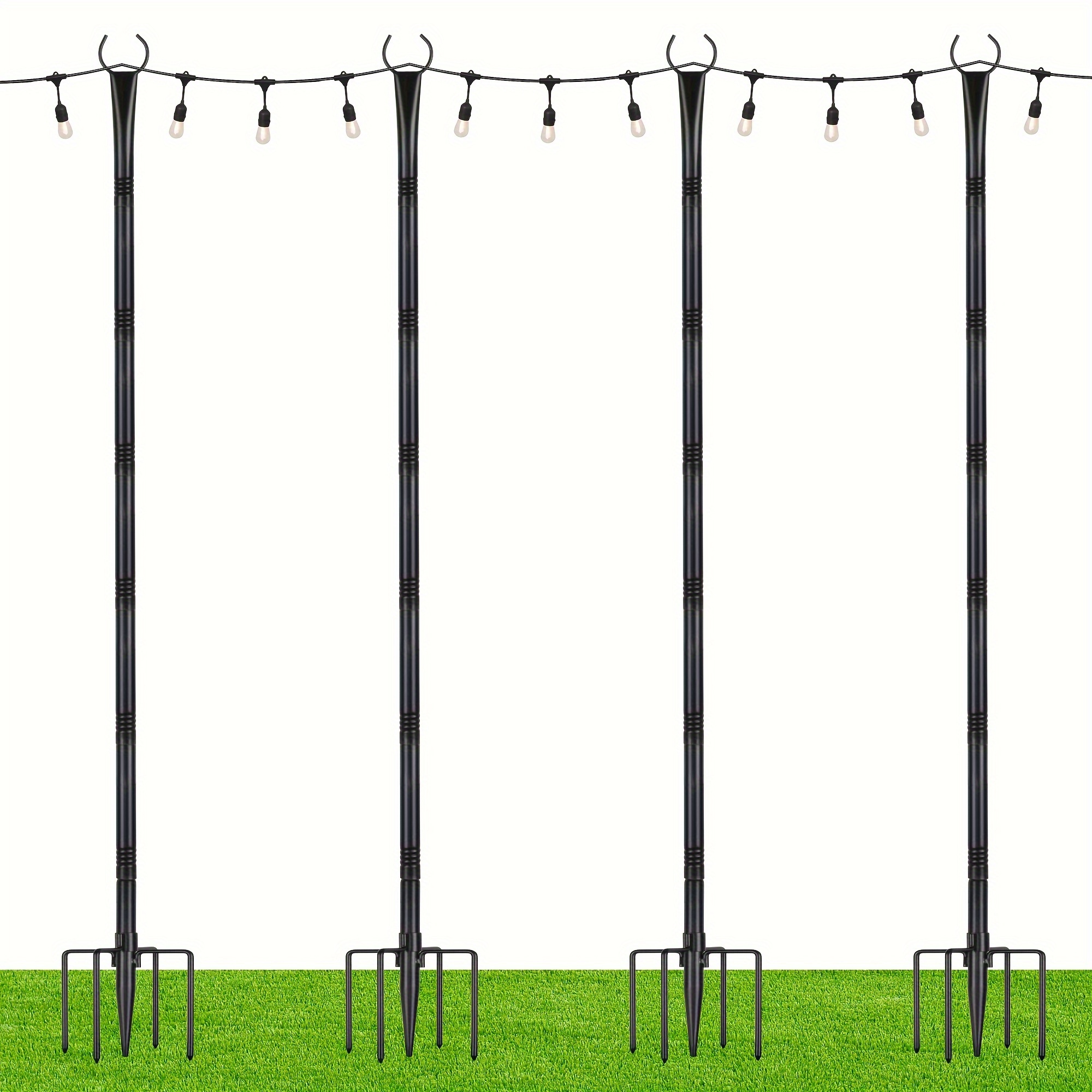 JH-Mech Waterproof Steel Garden String Light Pole - China Garden String  Light Pole, Steel Garden String Light Pole