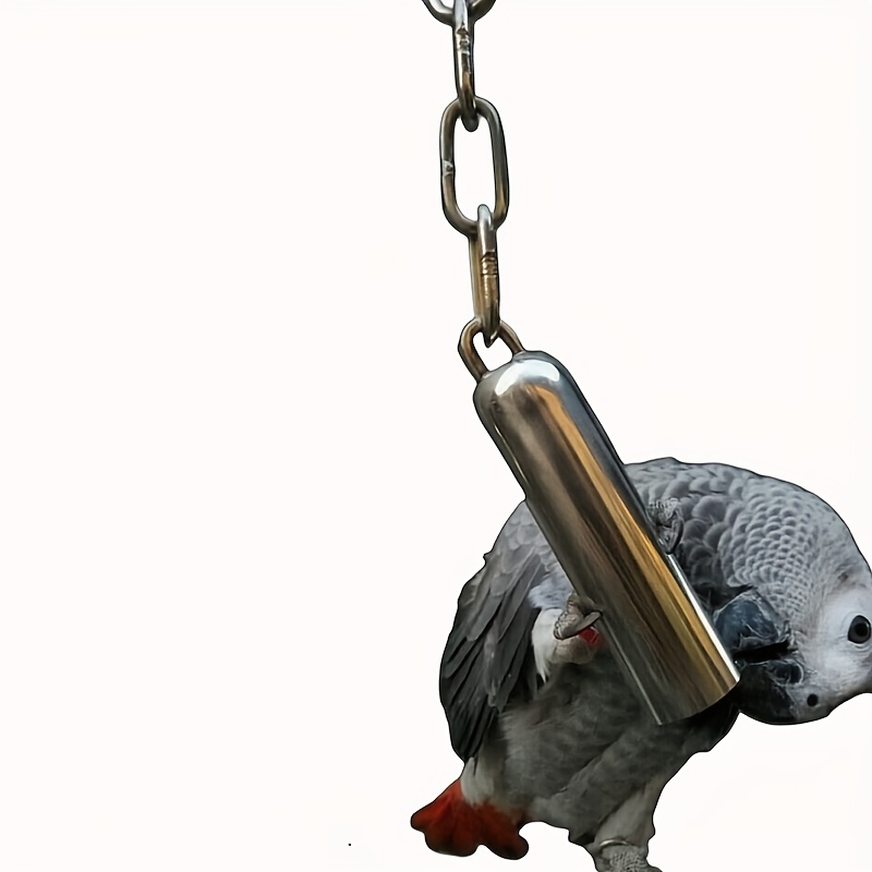 Durable Stainless Steel Bell Toy Pet Birds Perfect Parrots Temu