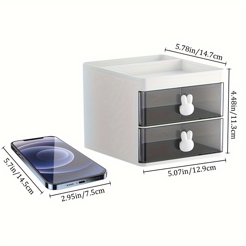 3-Drawer Premium Acrylic Accessory Box