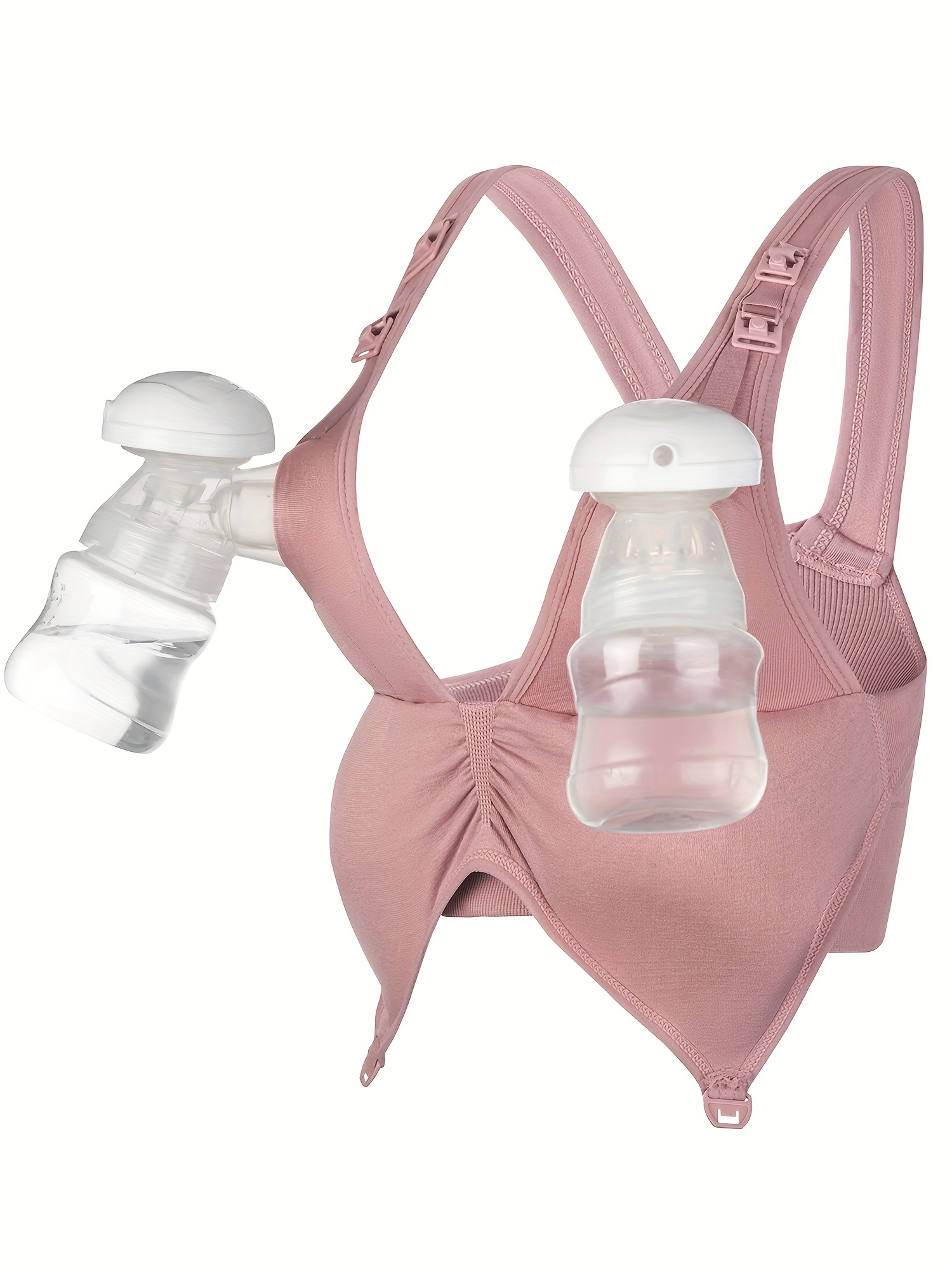 Women's Pumping Bra, Hands Free Maternity Bra For Breastfeeding Pump And  Nurse Bra In One Comfort Smooth, Great Support