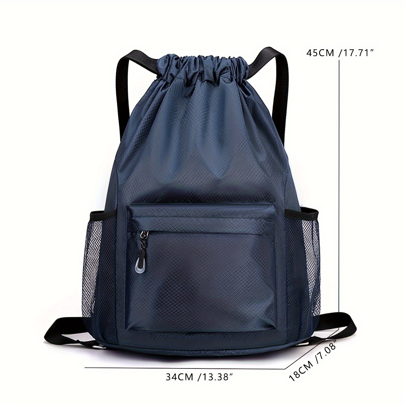 Classic Simple Drawstring Backpack Large Capacity Sports - Temu