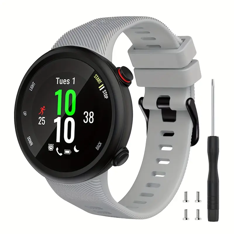 Compatible With Garmin Forerunner 45 Band Soft Silicone - Temu