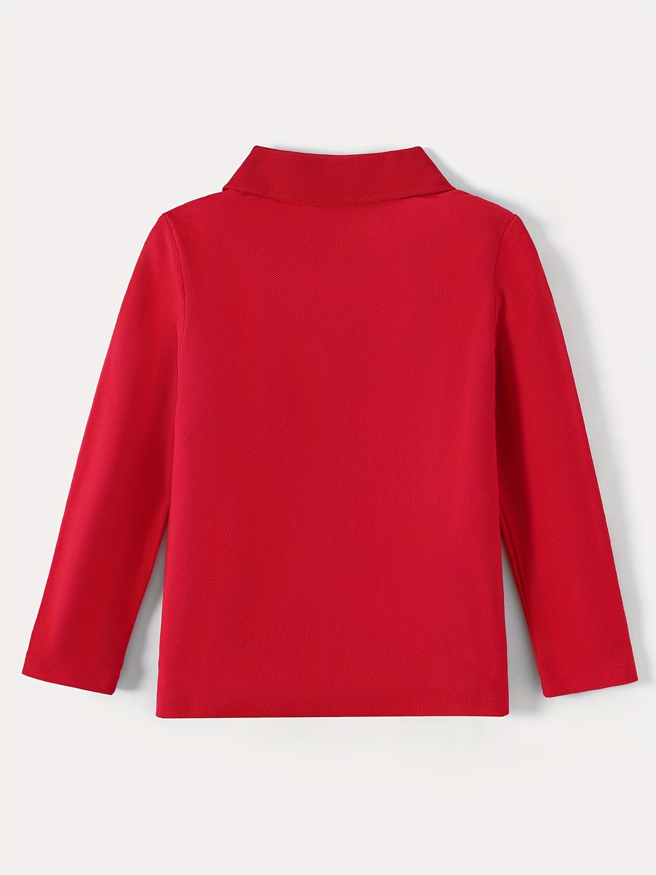 toddler girl red uniform shirts