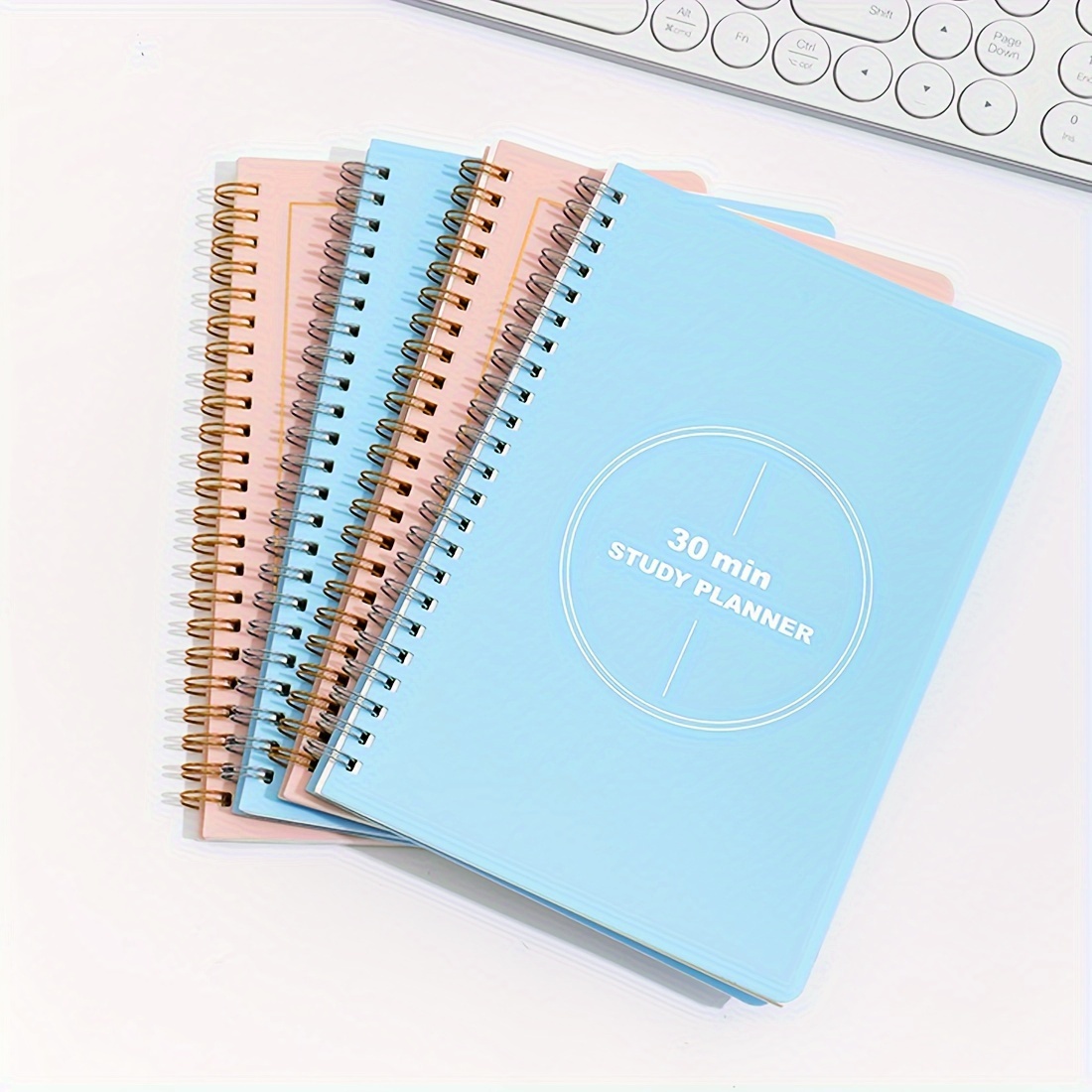  Undated Weekly Goals Notebook, A5 To Do List Planner with  Spiral Binding, 5.7 x 8.0 inches : Office Products