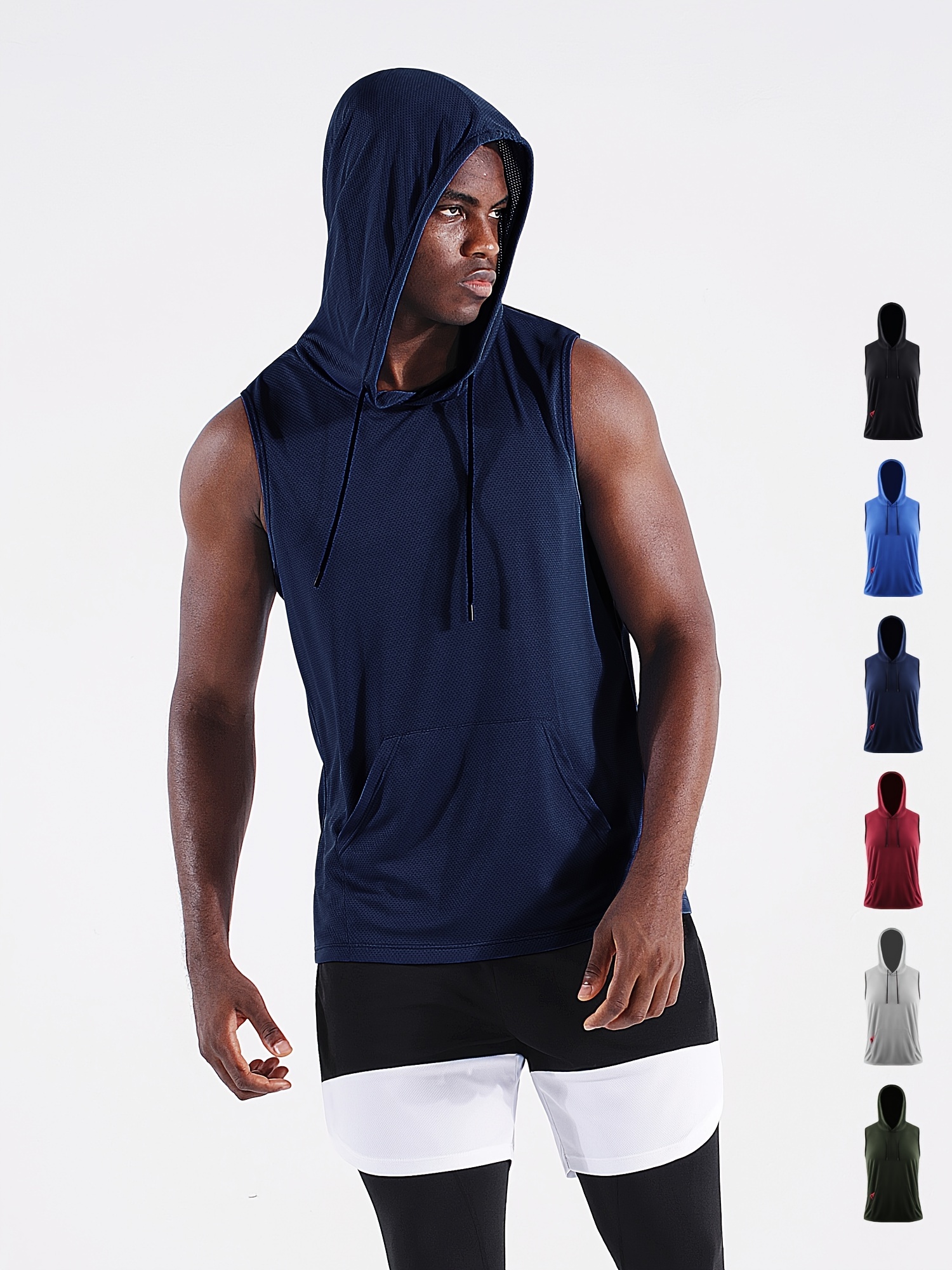Hip Hop Mens Hooded Mens Sleeveless Tops With 2 Layer Fitness Singlet And  Ripped Holes Sleeveless Hip Hop Sport Vest For A Stylish Look From Jilihua,  $14.23
