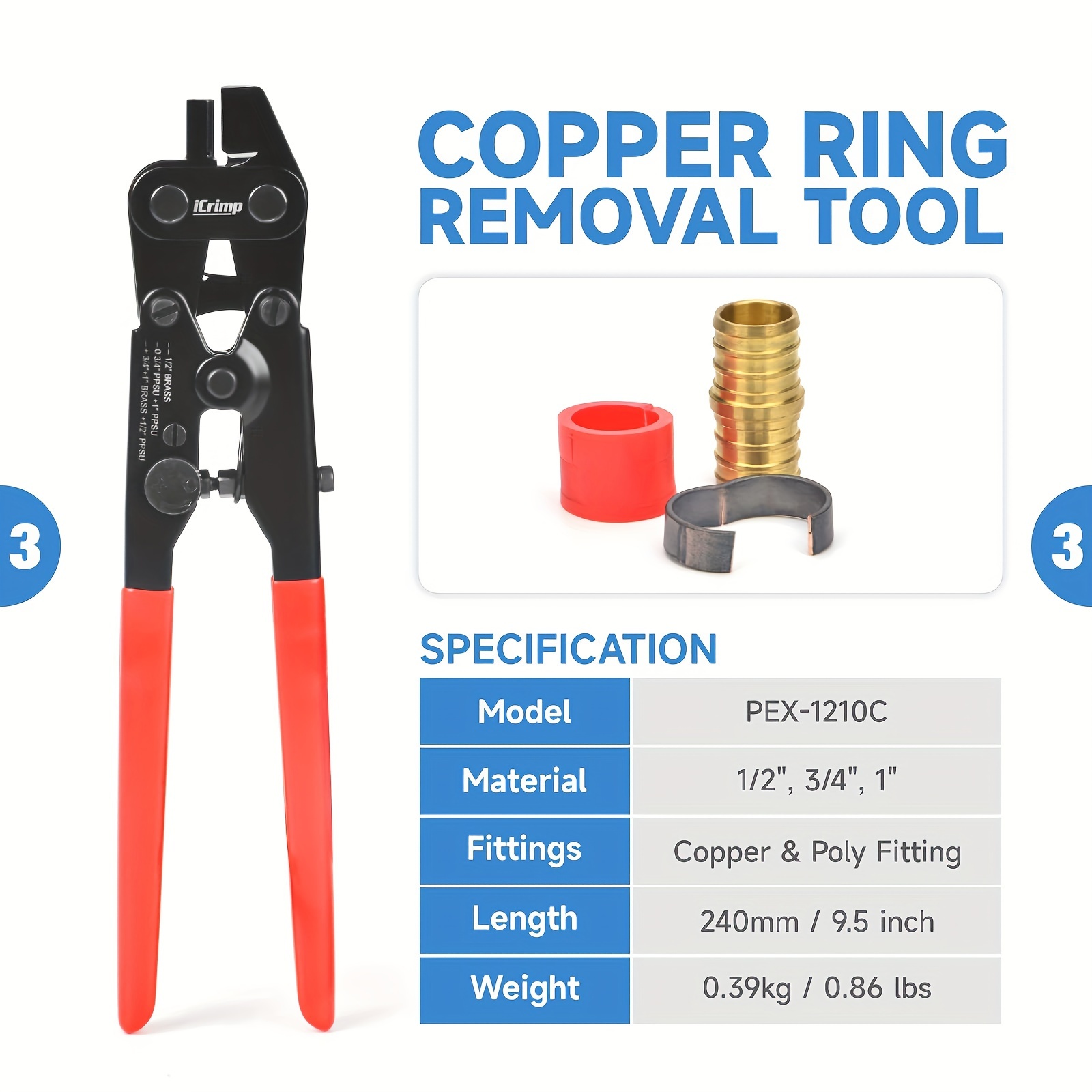 Iwiss pex on sale crimping tool