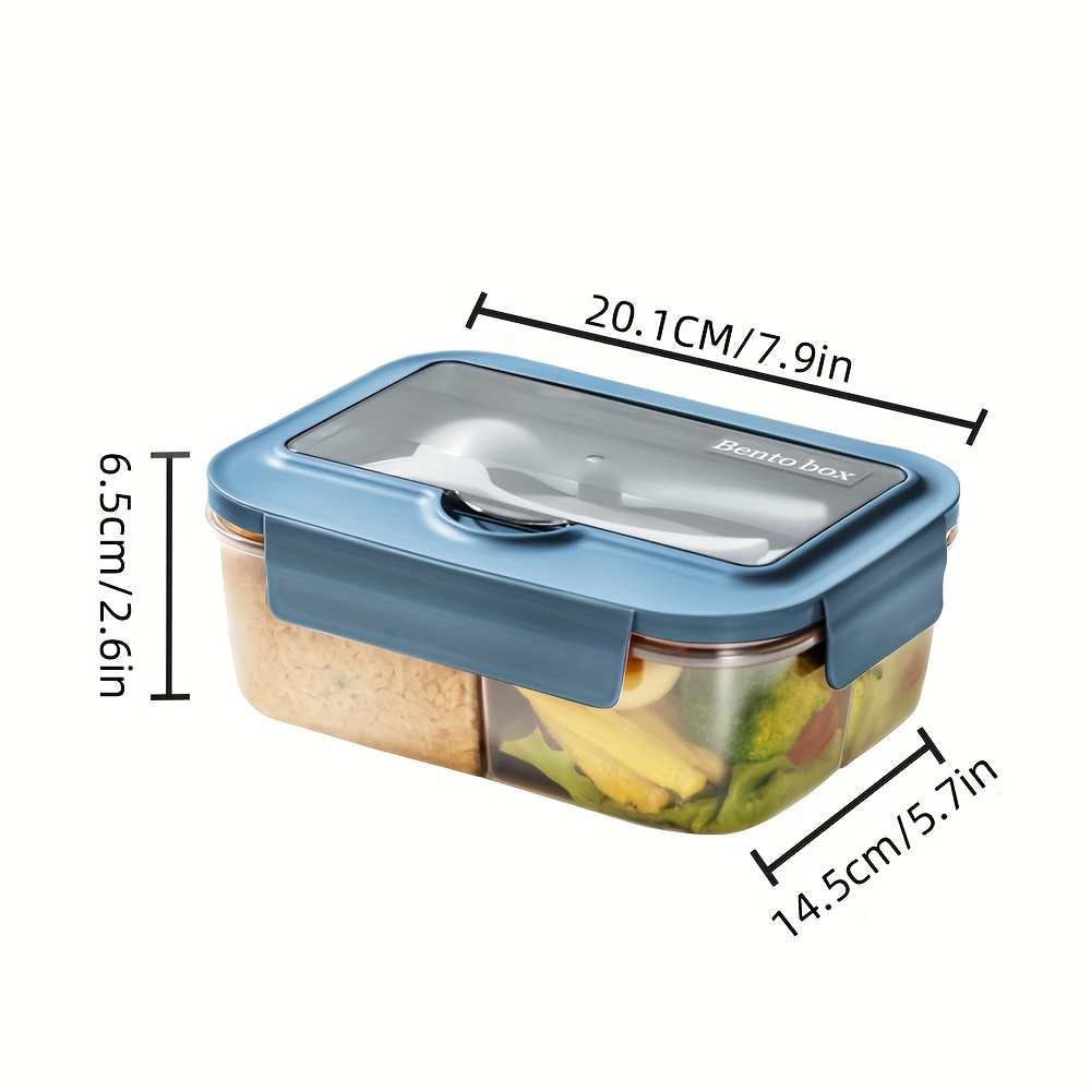 Japanese Plastic Lunch Box Square Microwaveable Student Snack Box Lunch Box  Food Storage Containers Bento Lunch Box