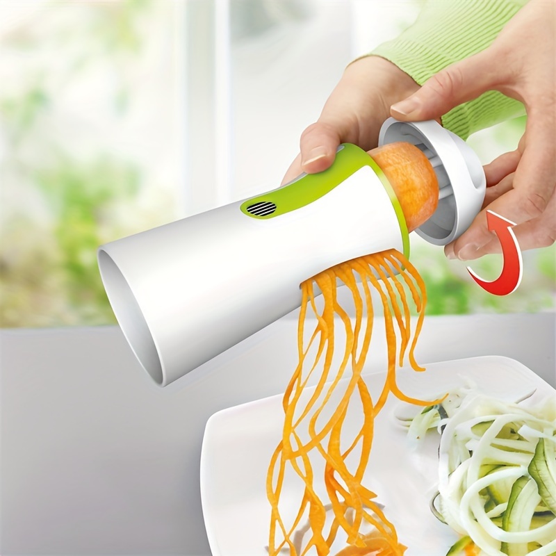 Spiralizer 4-blade Vegetable Spiralizer - Foldable Spiral Slicer For Zucchini  Noodles, Veggie Pasta, Spaghetti Maker