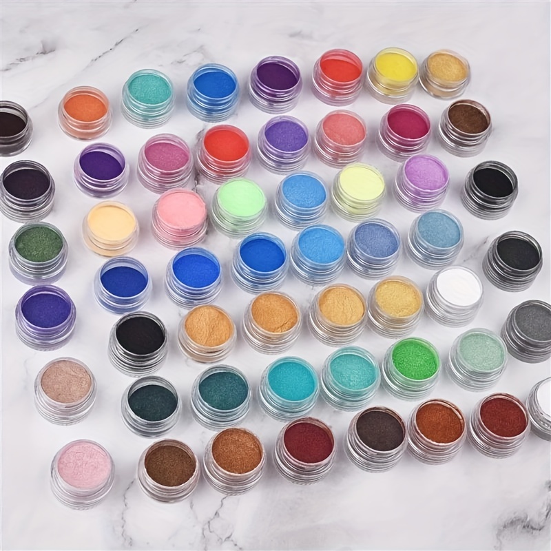 6 Bottbles Set 10 Colors Cosmetic Grade Pearlescent Natural - Temu