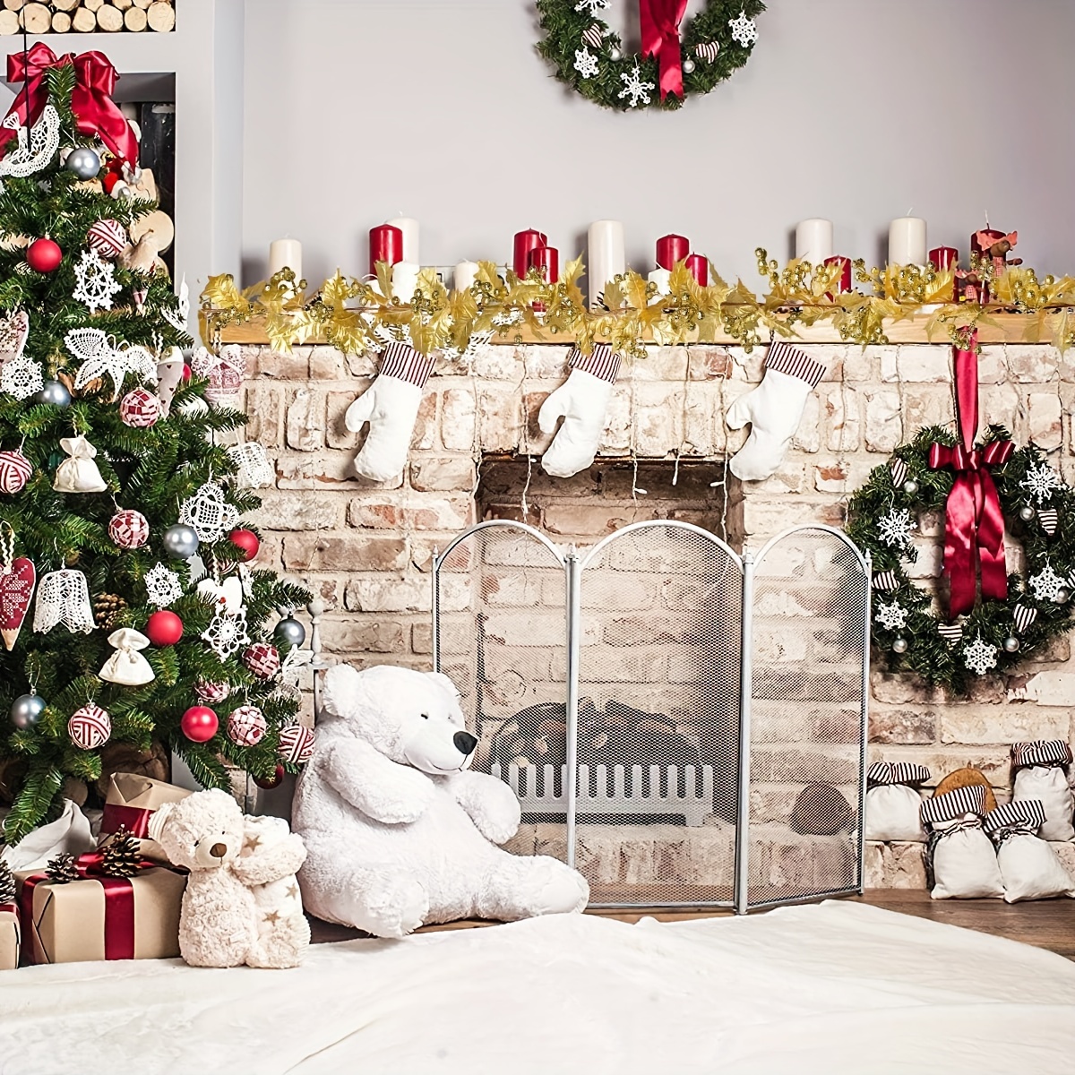 Kerstmis Kunstmatige Slinger | Realistisch Herbruikbaar