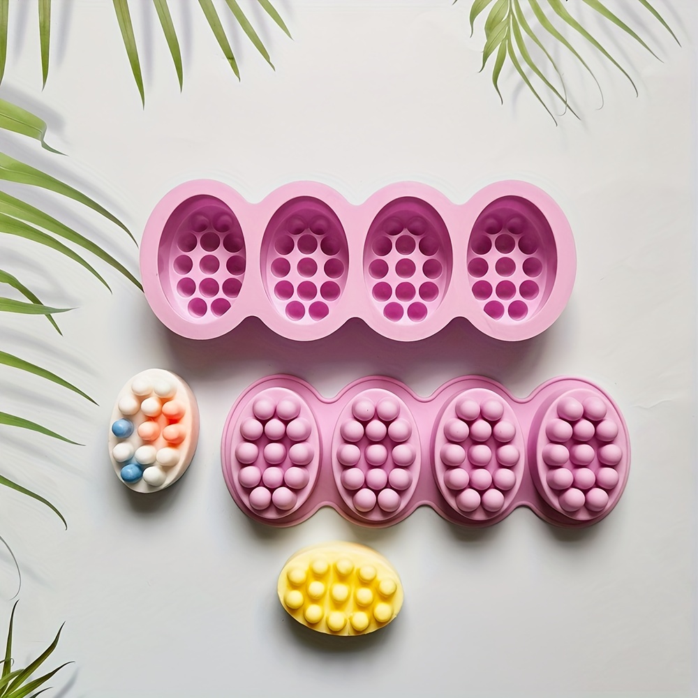 SILIKOLOVE Heart Silicone Molds for Baking Cake Pan Pink Candy Soap Jelly  Non-Stick Chocolate Soap Pudding Jello Ice Cube Trays
