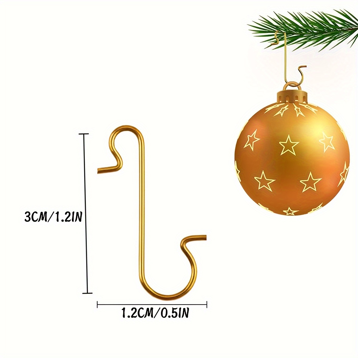 Ornaments Hooks Christmas Ornament Hooks Christmas Tree - Temu