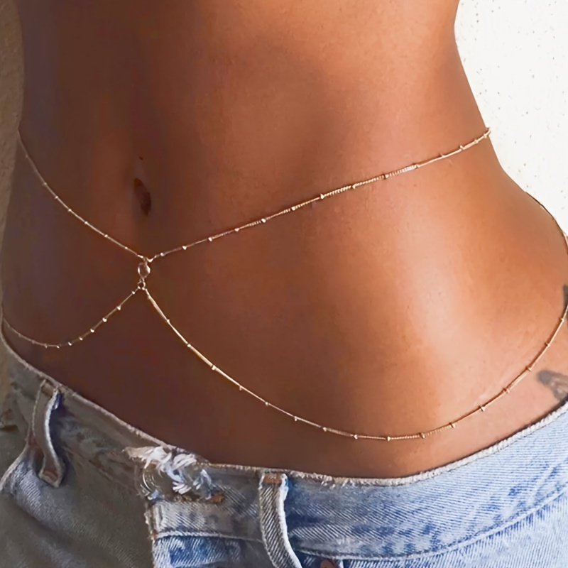 Layered Butterfly Waist Chain Belly Chain Belts Women Waist - Temu Canada