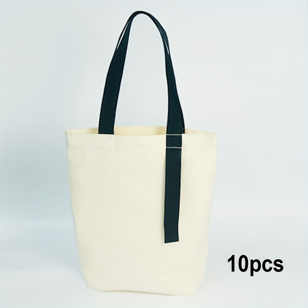Canvas Sublimation Tote Bags Blanks Sublimation Blank Bag - Temu