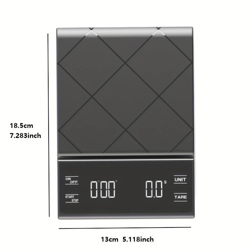 BARISTA-3KG Kitchen Coffee Scale, 6.6lb