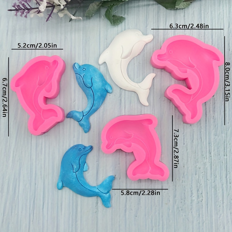 1pc Stile Marino Decorazione Delfino Stampo In Silicone Te - Temu Italy