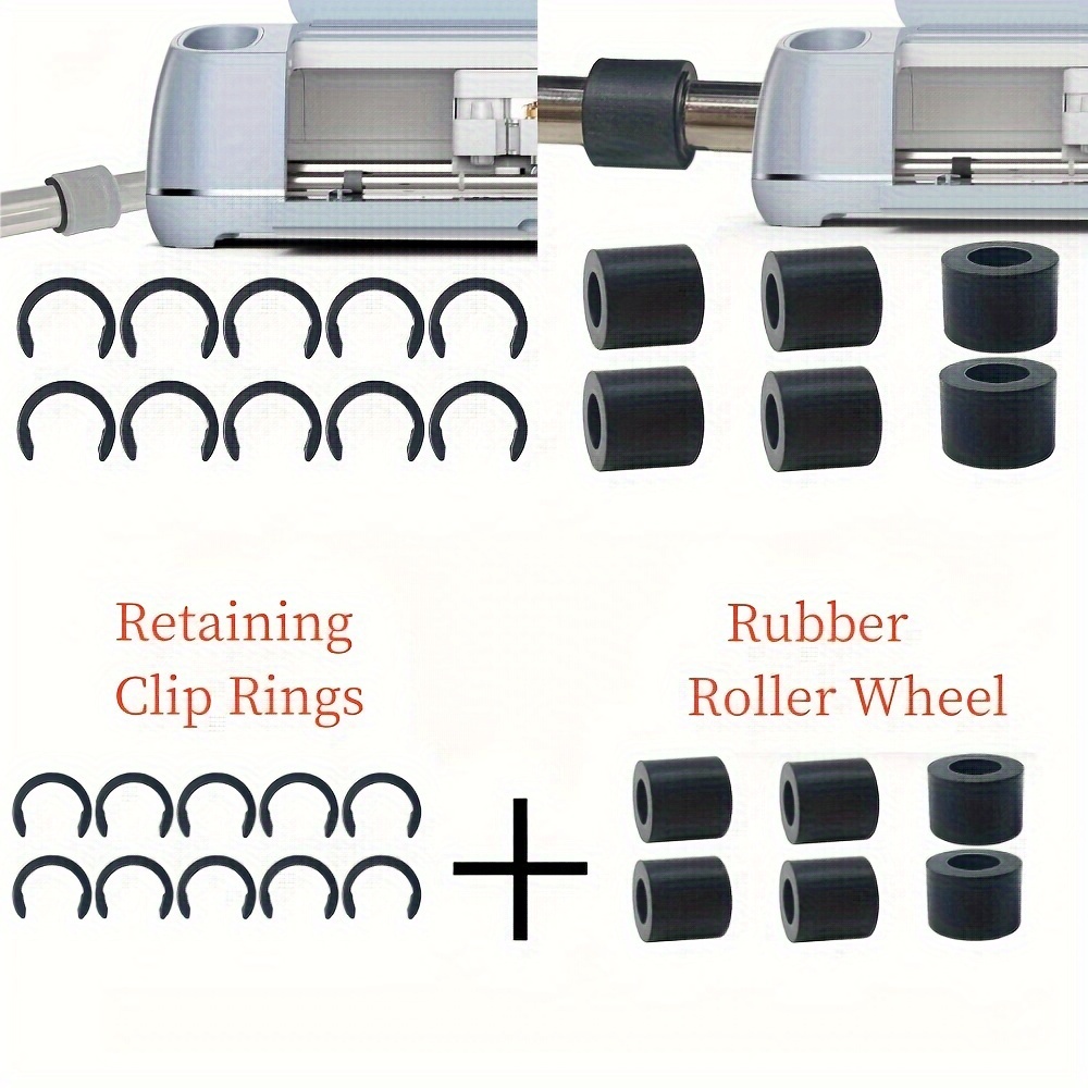Rubber Roller And Retaining Sheet Fits For The Following - Temu