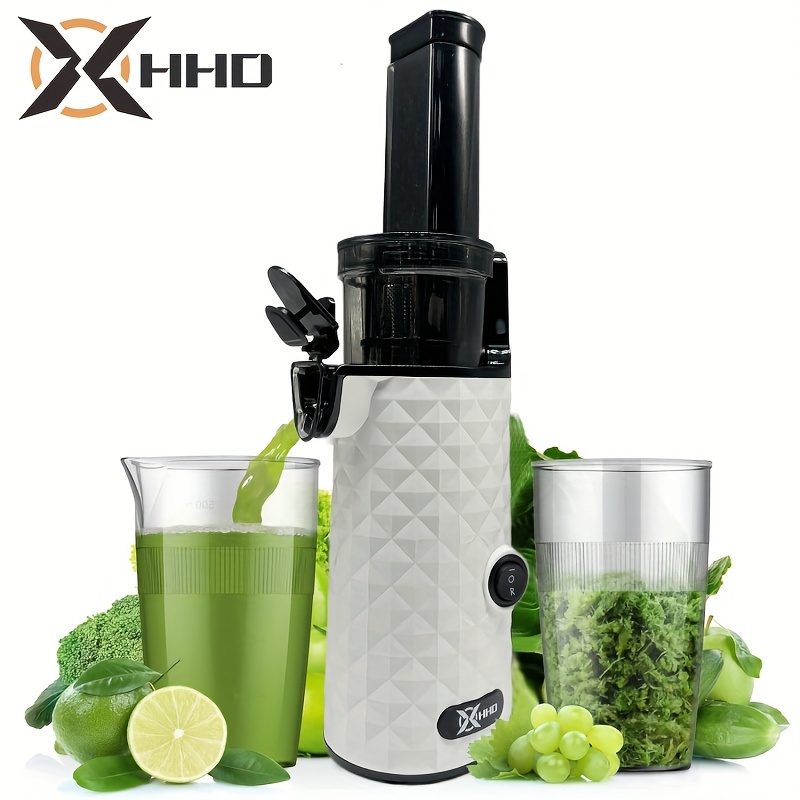 Slow Juicer With Power, Cold Press Juicer, Juicer, Wide Slot, Silent Motor,  Vegetable And Fruit Juicer - Temu