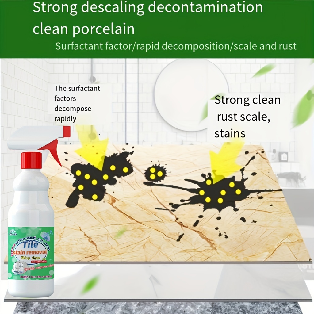 Oxalic Acid Tile Cleaner Toilet Powerful Stain Remover High Concentration  Mopping Special Cleaning Solution Bathroom Floor Tile Descaling Bathtub  Sink Floor Bathroom Wall Cleaning Floor Cleaner, Limescale Cleaner Bottle,  Toilet Cleaning Products