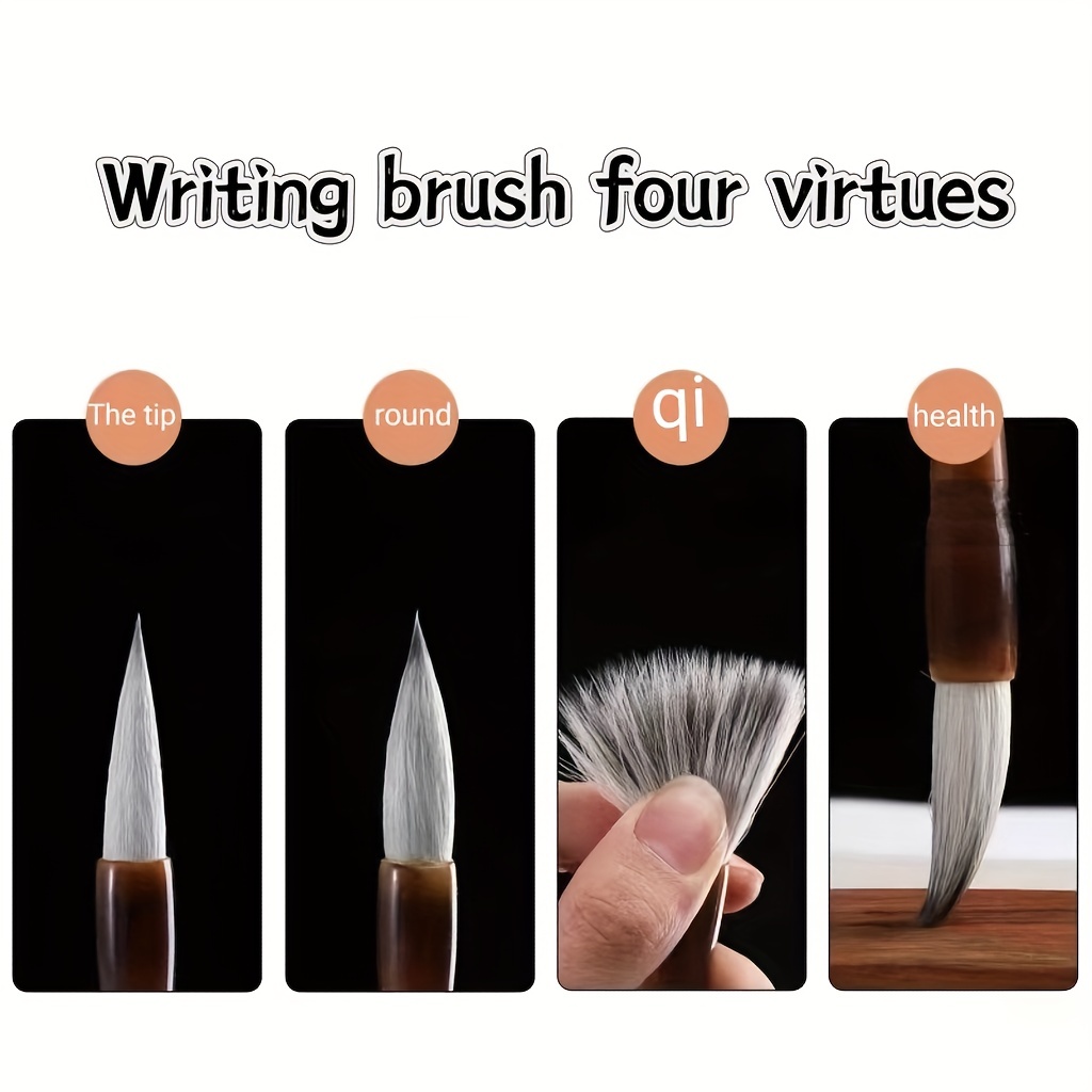 Baoke 4 Pcs/Set Chinese Japanese Calligraphy Brush Pen Sketch Art