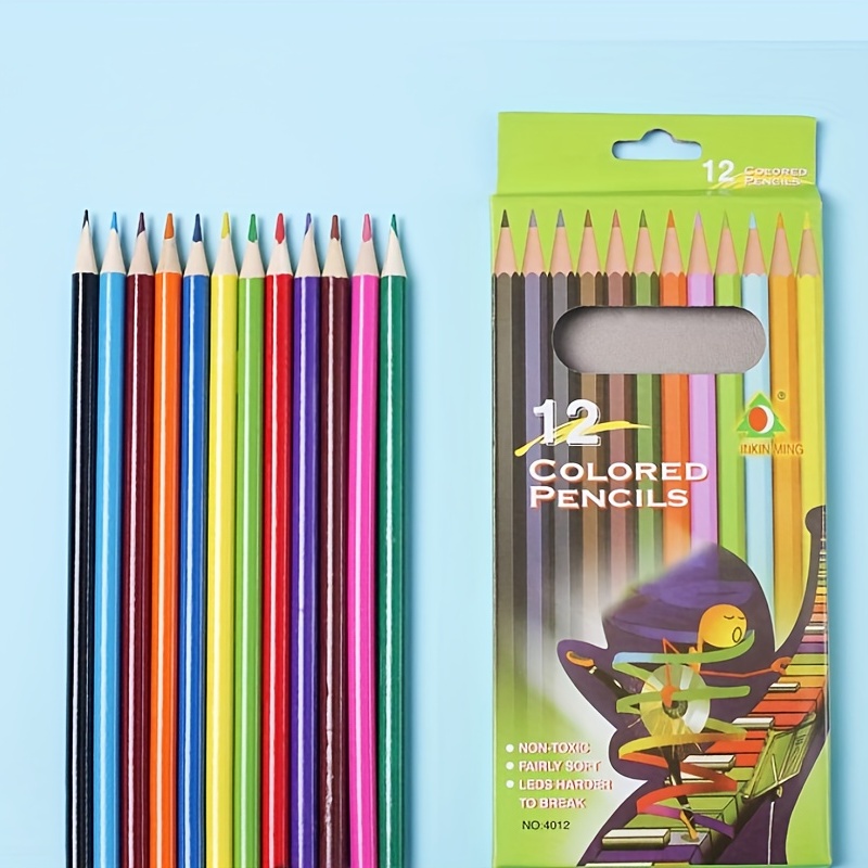 Brutfuner Oil Color Pencils Color Pencil Set Watercolor Drawing Colored  Wood Colour Coloured Pencils - Temu