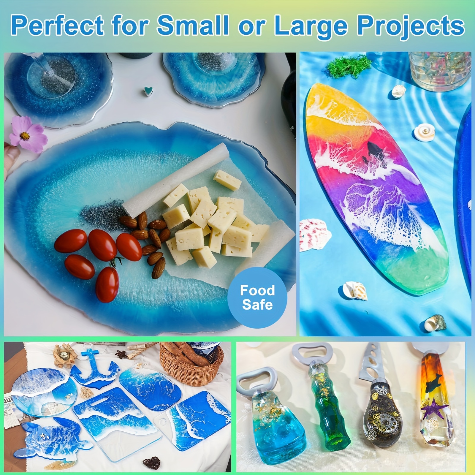 Crystal Epoxy Resin Kit Table Top Epoxy Resin Kit 1 - Temu Philippines