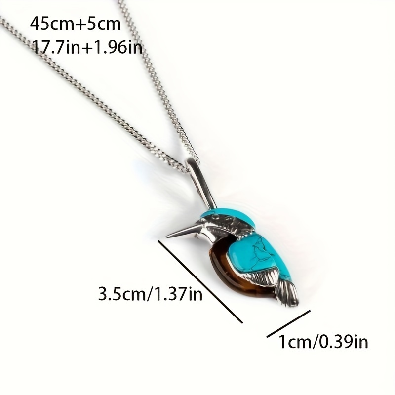 Kingfish Sterling Silver Pendant Necklace | Nature Jewelry