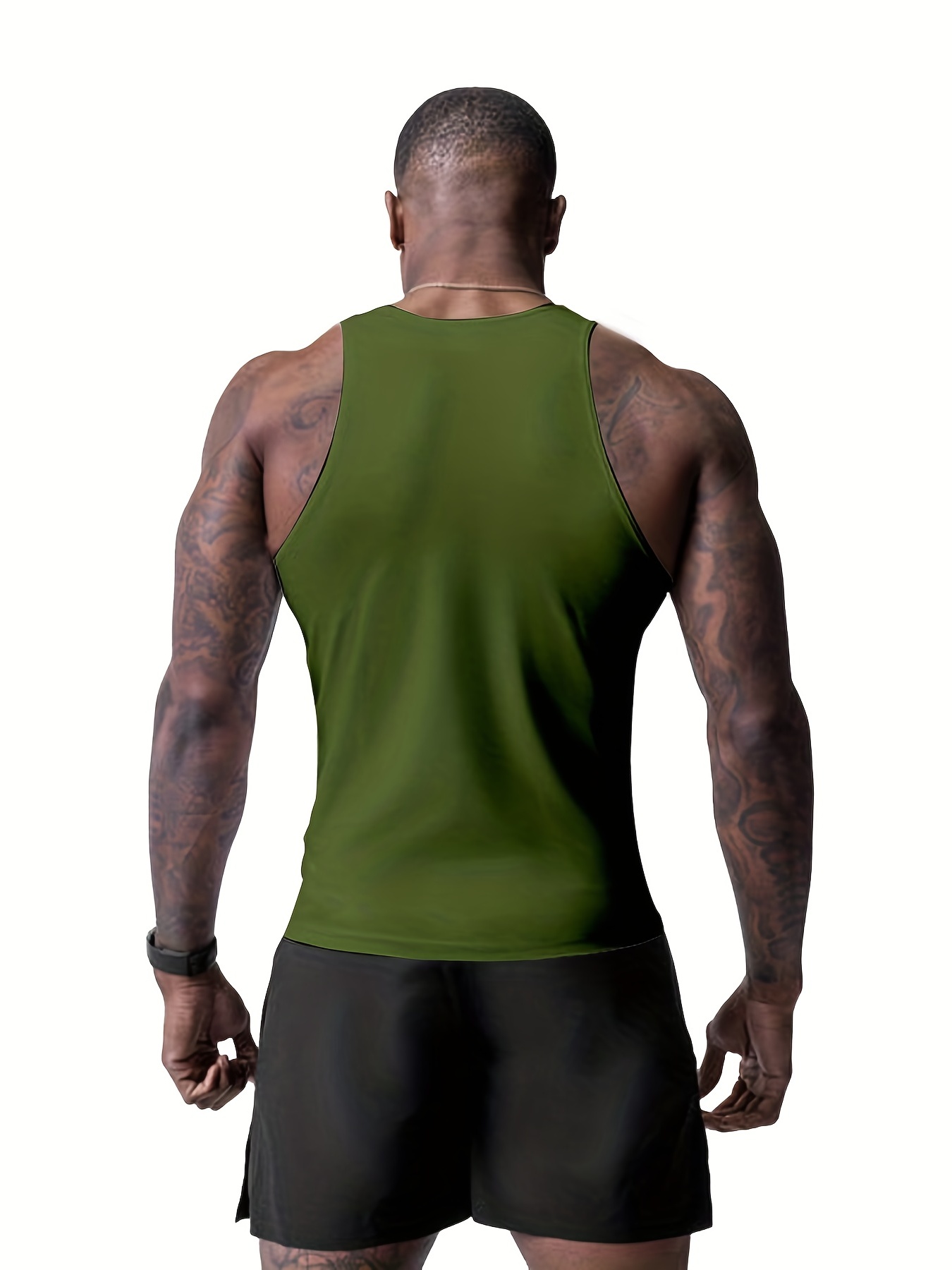 Mens Breathable Tank Top, Sleeveless Slim Fit Camouflage Summer Sportswear,  Quick Dry Male Bodybuilding Muscle Shirt 