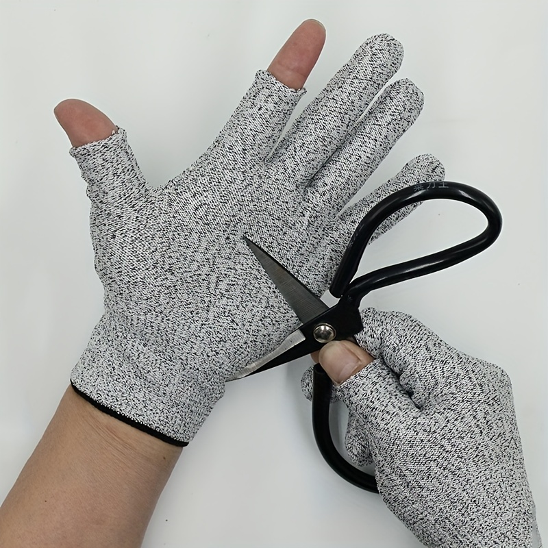 Anti cut Fingertip Gloves Men's Women's Five level Anti cut - Temu