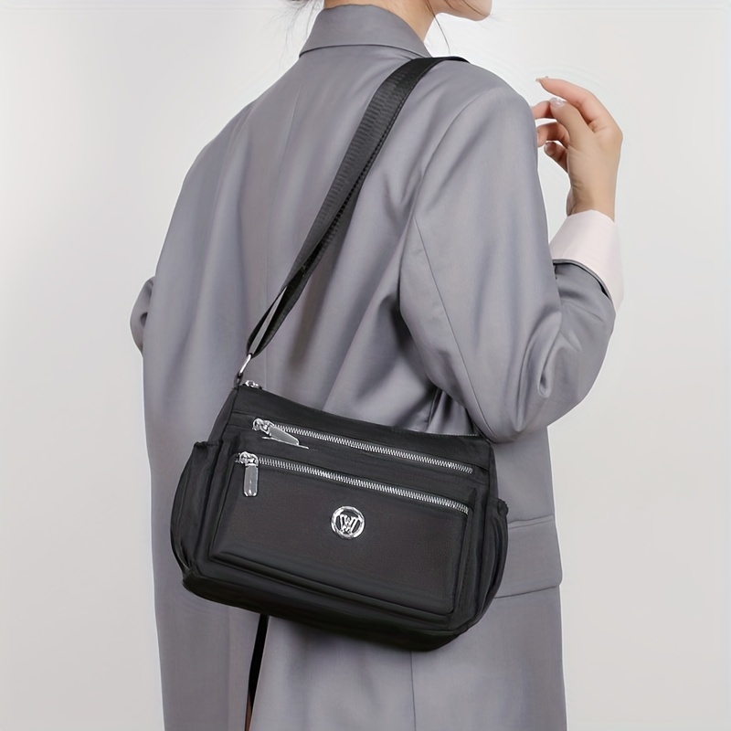 Lightweight Nylon Crossbody Bag Waterproof Travel Shoulder - Temu