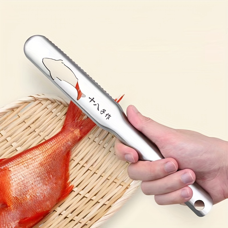 Fish Scaler Stainless Steel Fish Scale Remover Messy Easy - Temu