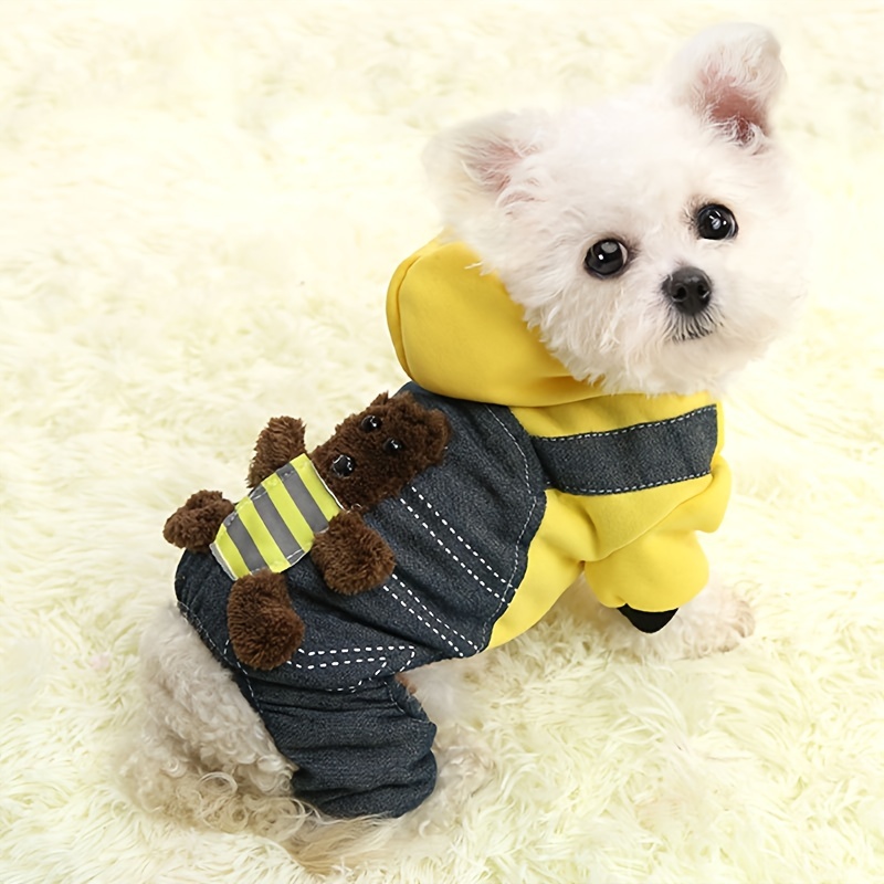 Warm Dog Winter Clothes Dogs Hoodies Fleece Sweatshirt Dogs Jacket