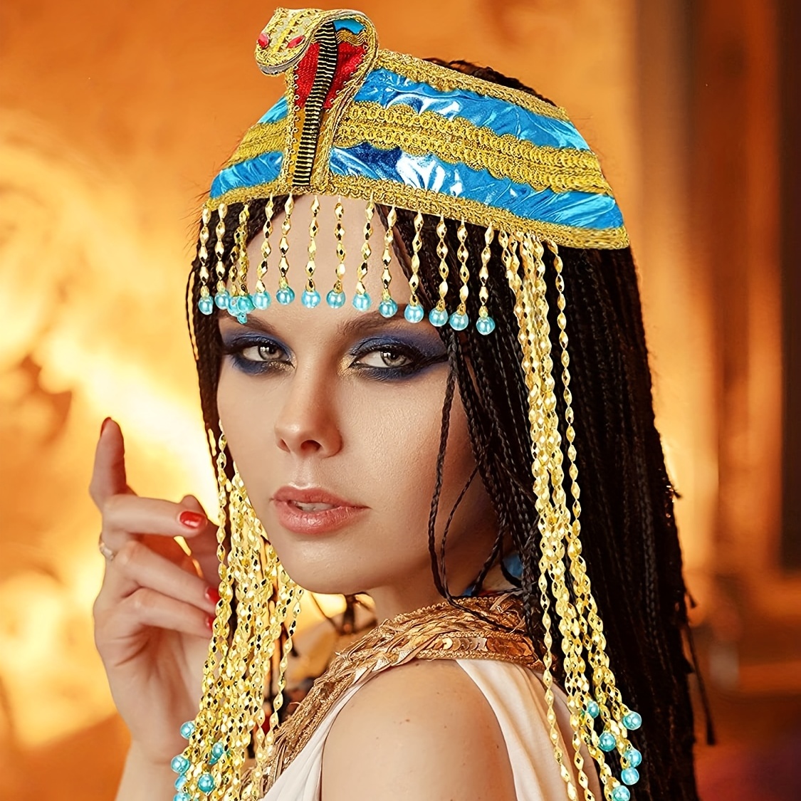 1 Pezzo Costume Egiziano Cleopatra Accessori Halloween - Temu Switzerland