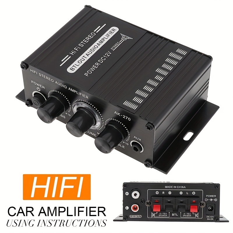 Amplificador Audio S1 Mini Amplificador Estéreo Hifi - Temu Chile