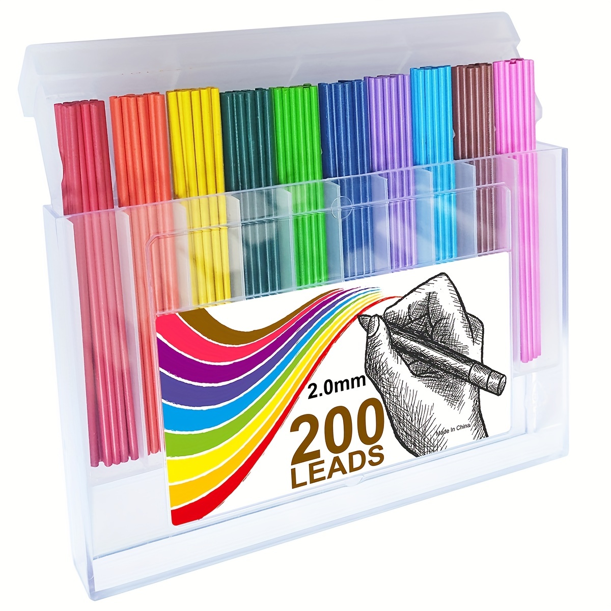 

Colored Lead Pencils 2.0mm 10 Unique Colored Pencils Lead Set For Hand Drawing Sketch Art Graffiti Anime Hand Drawing