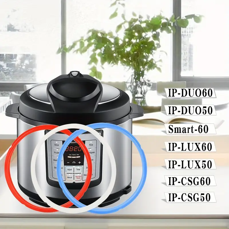 Silicone Sealing Ring For Instant Pot 3,6,8 Quart, Insta Pot Seals